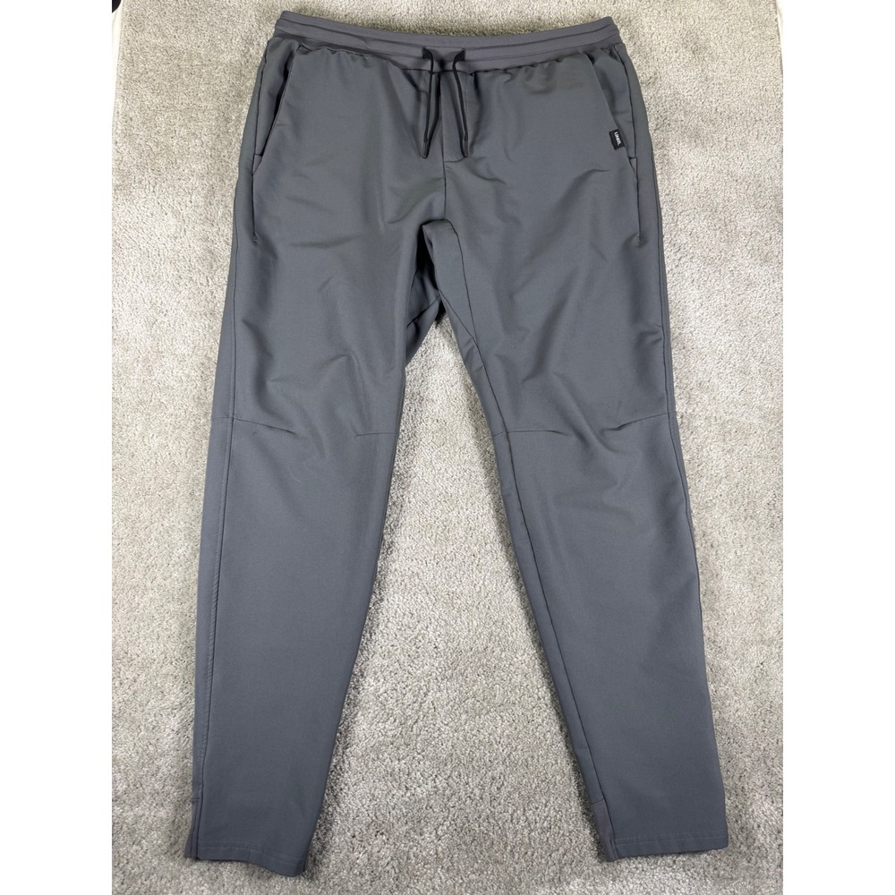 UNRL Apex Pants Mens Charcoal Grey Athletic Tapered Joggers Stretch Gym Training